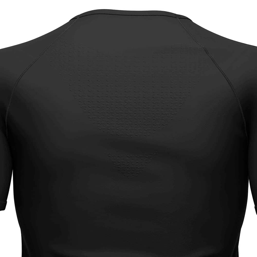 Camiseta Compressport Entrenamiento Manga Corta Negra