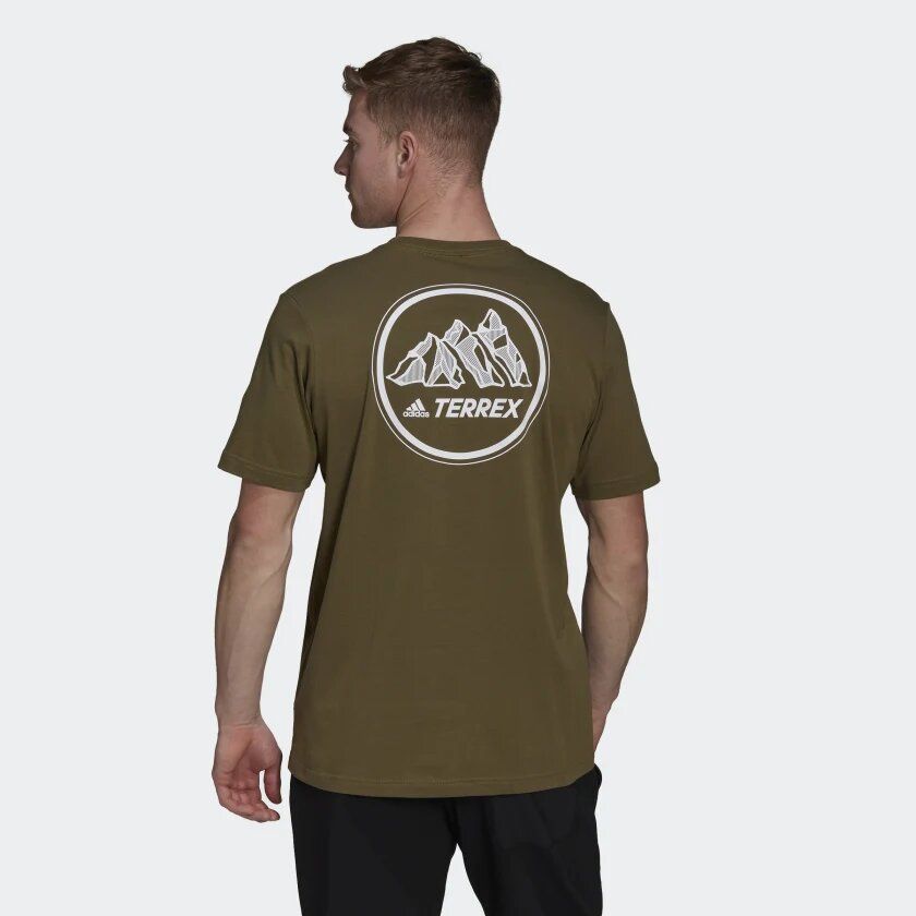 Camiseta Terrex Mountain Graphic Olive