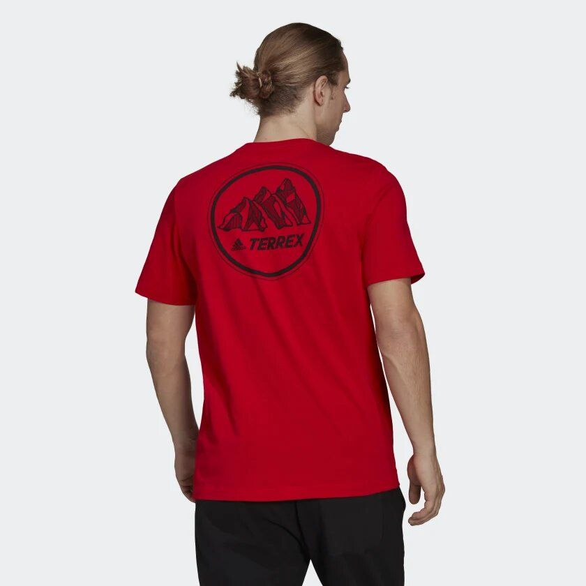 Camiseta Terrex Mountain Graphic Rojo
