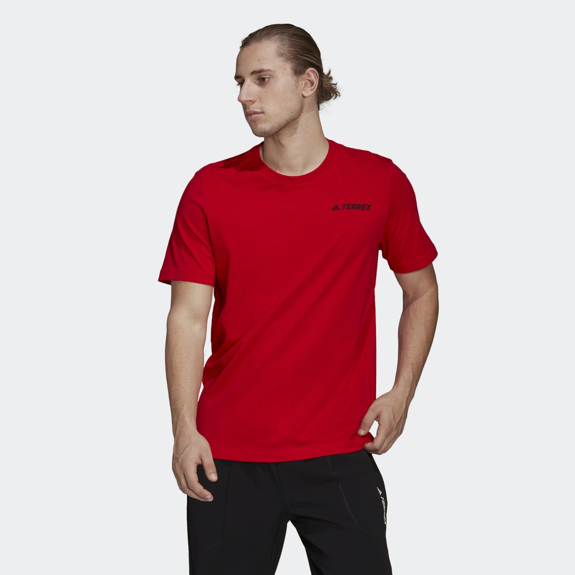 Camiseta Terrex Mountain Graphic Rojo