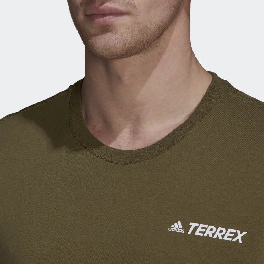 Camiseta Terrex Mountain Graphic Olive