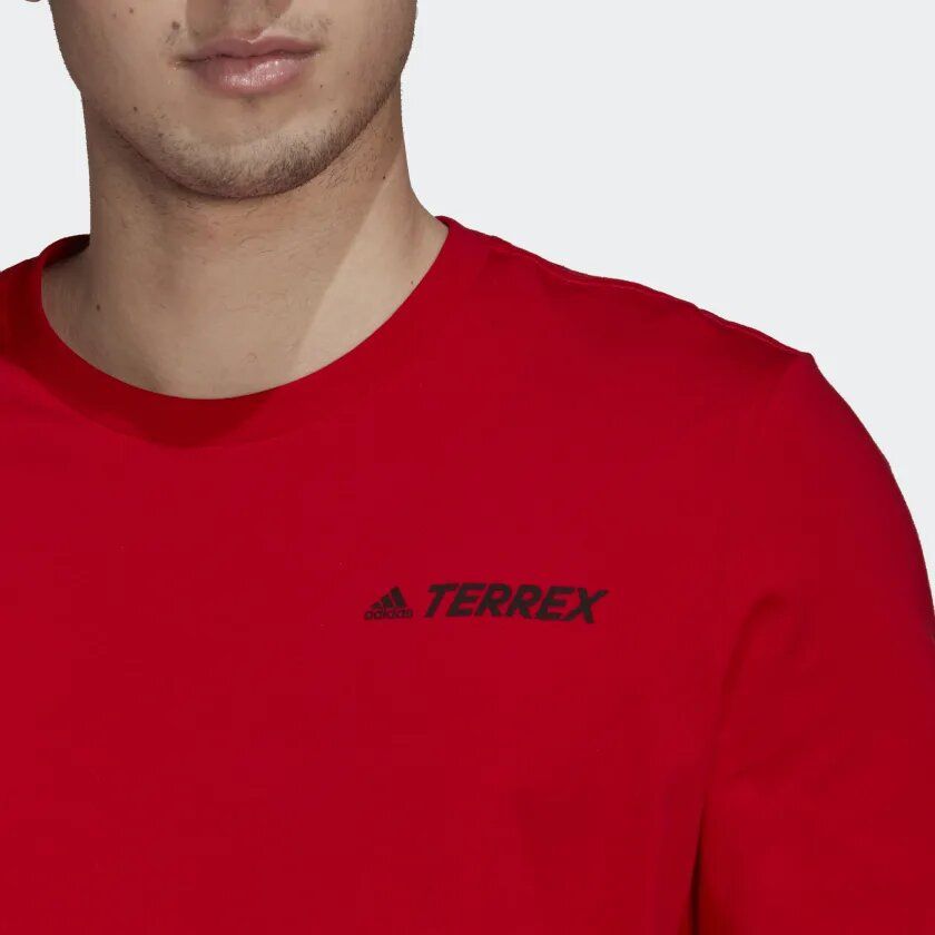 Camiseta Terrex Mountain Graphic Rojo
