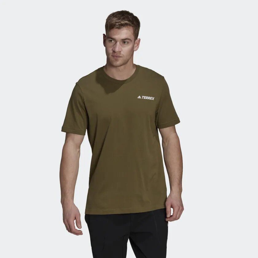 Camiseta Terrex Mountain Graphic Olive