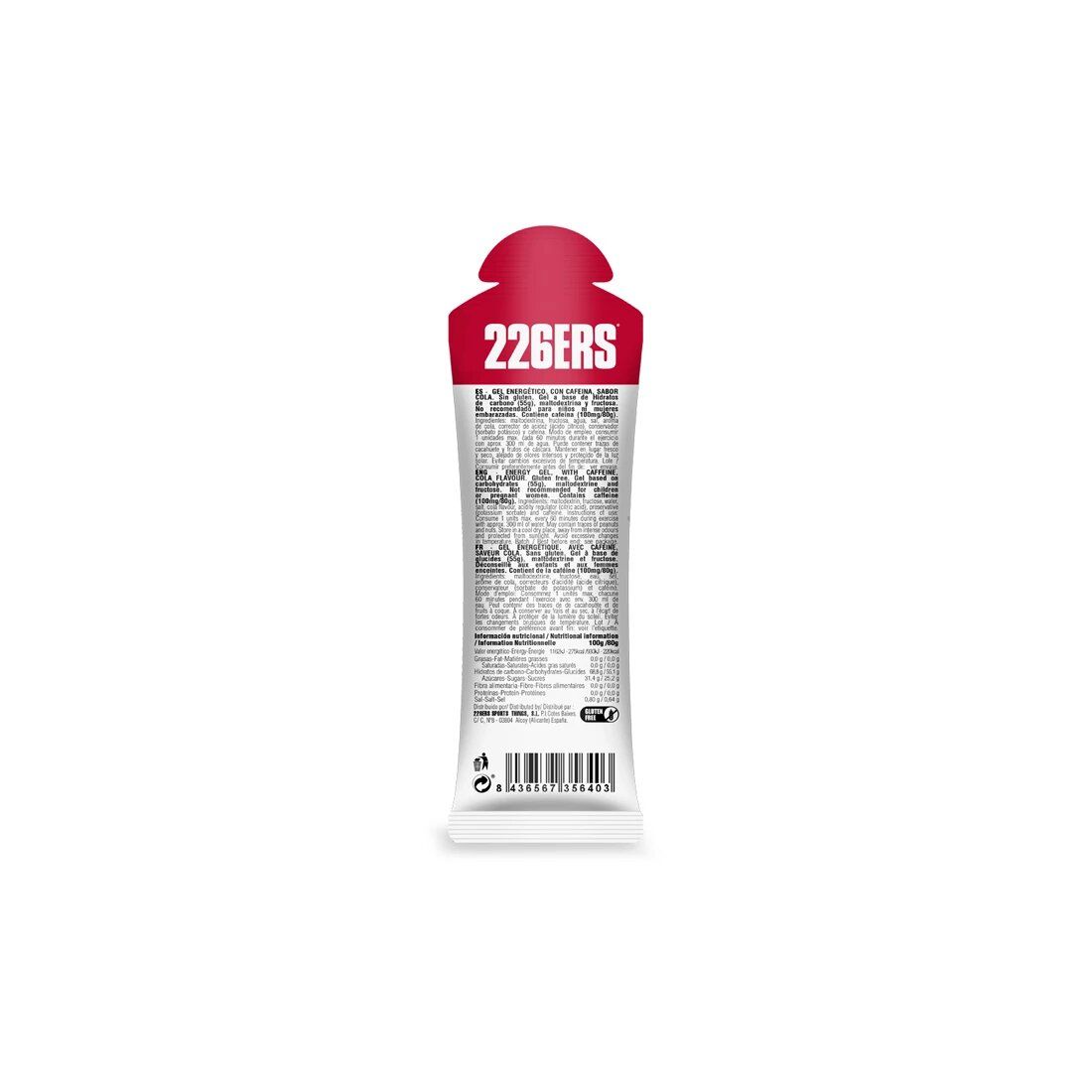 226 High Fructose Gel Cola 100 CAF