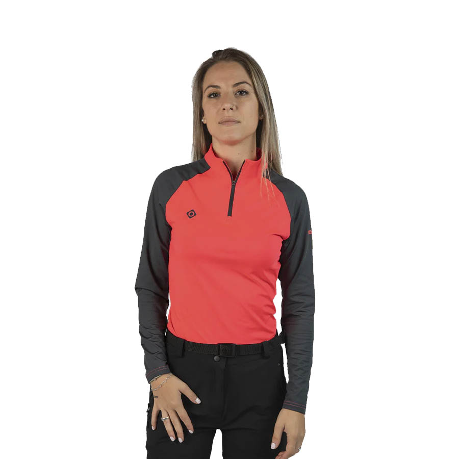 Jersey polar Izas taku w rosa/gris