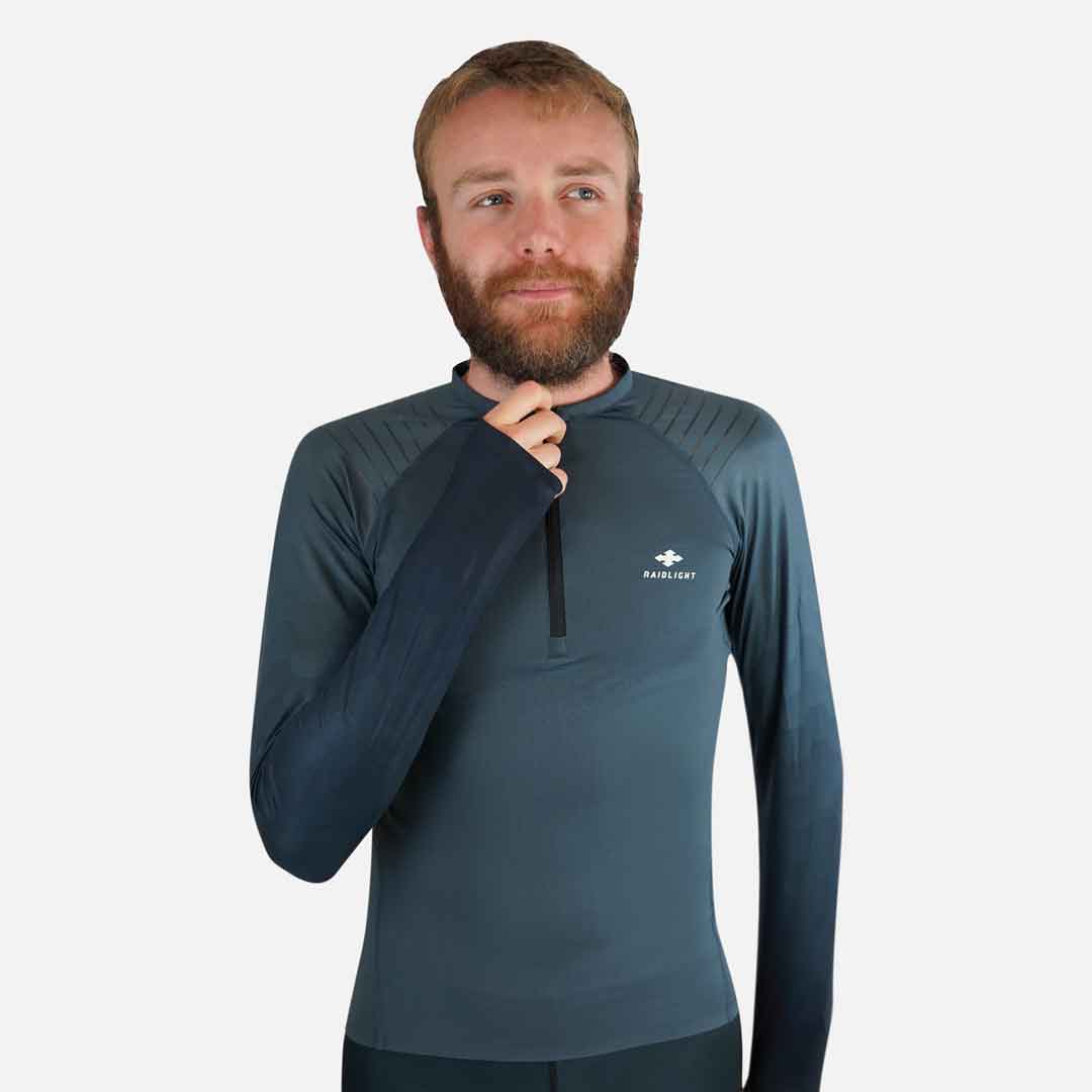 Camiseta de trail Raidlight manga larga R-Light para hombre