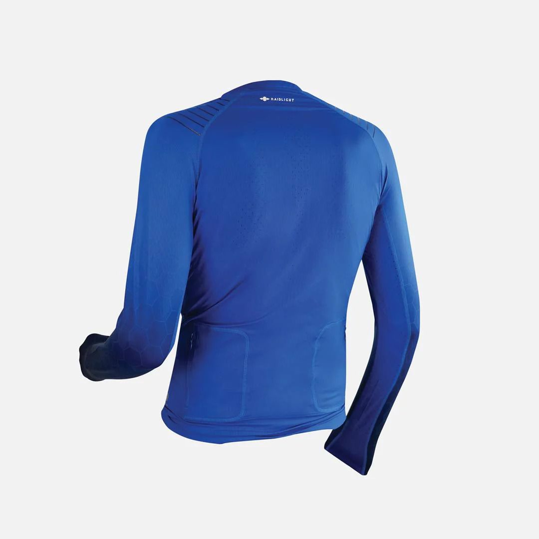 Camiseta de trail Raidlight manga larga R-Light Azul para hombre