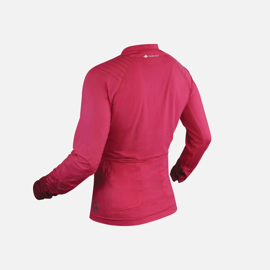 GLLWT02_M40_R-LIGHT_MAILLOT_02 Camiseta de trail Raidlight manga larga R-Ligth azul para Mujer
