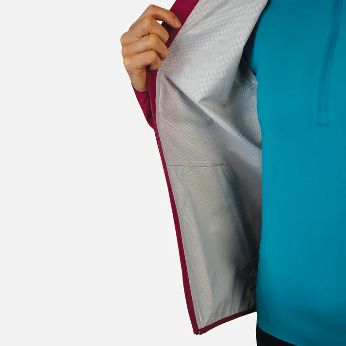 Chaqueta Impermeable Explore Raidlight MP+ 15K/15K Mujer Fucsia