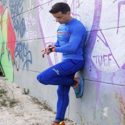 Camiseta Termica Manga Larga Hanker WOYU Turquesa