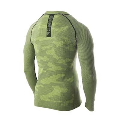 Camiseta Termica Manga Larga Hanker WOYU Verde