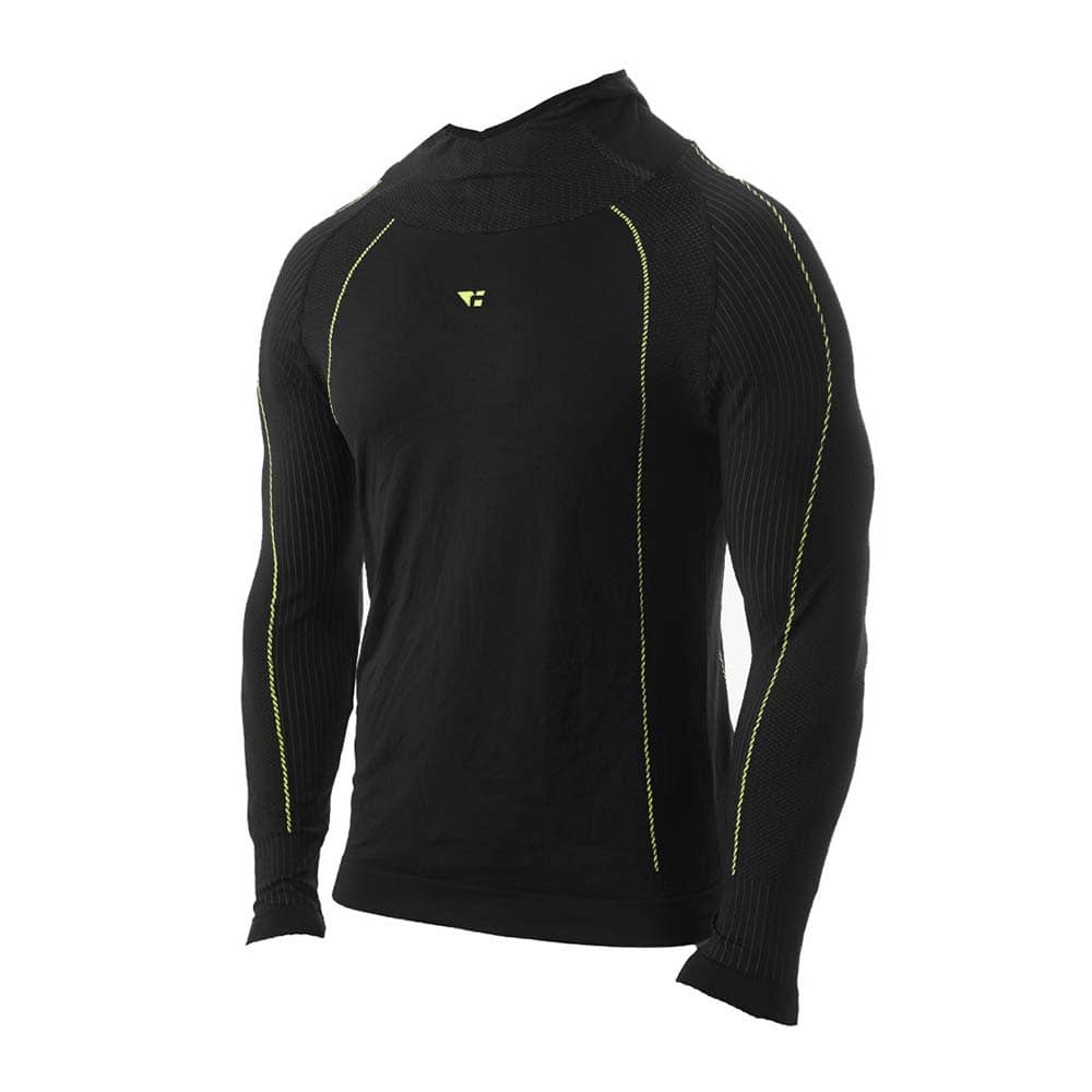 Camiseta Termica Manga Larga Hanker Lutsel Negra