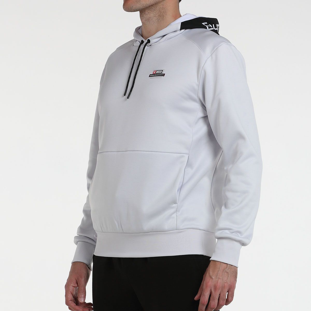 Sudadera Alema +8000 Gris perla