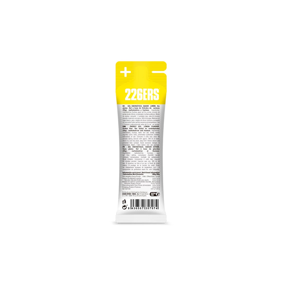 226 High Fructose Gel Limón