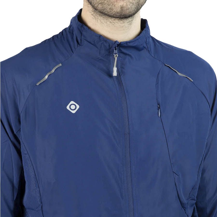 Chaqueta cortavientos ligera brezel II Izas Azul Marino