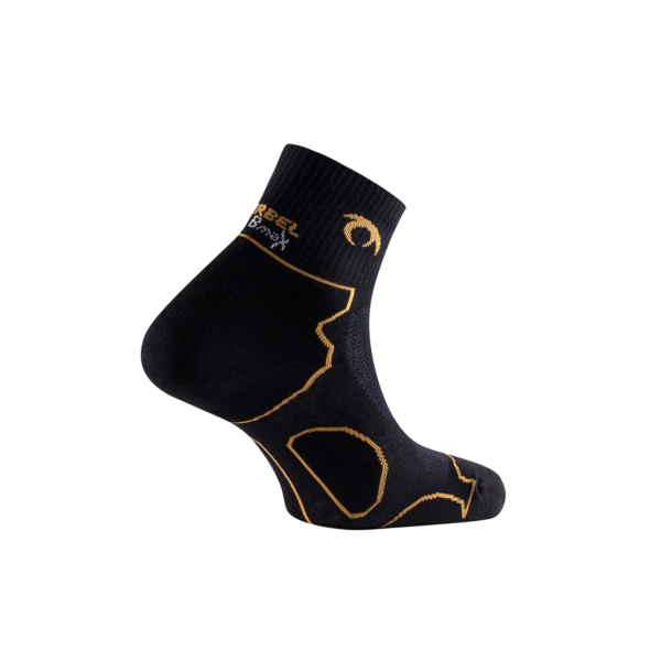 Calcetines Lurbel Tierra Three Negro - Amarillo
