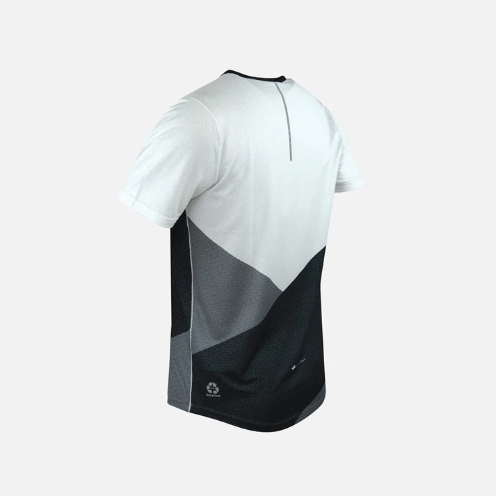 Camiseta Dynamic Manga Corta Raidlight Blanco - Gris