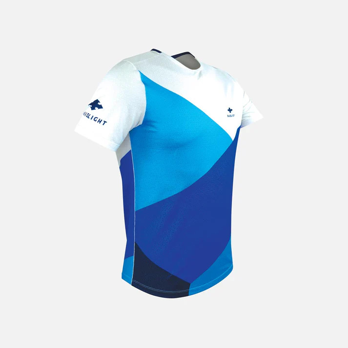 Camiseta Dynamic Manga Corta Raidlight Azul