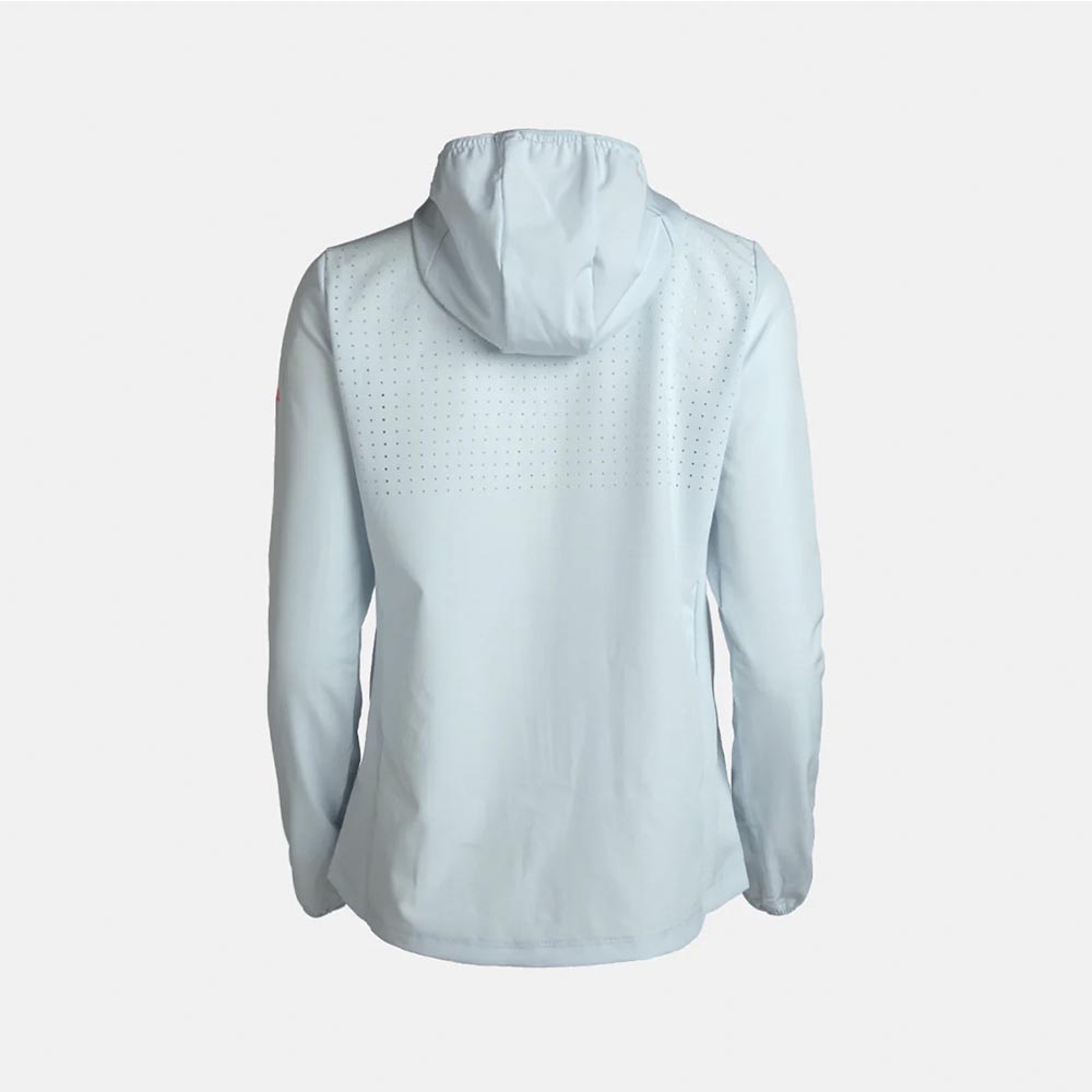 Chaqueta Cortavientos Izas Con gorro Arasal Mujer Light Blue