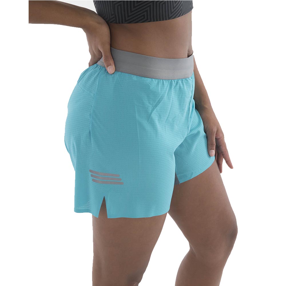 Pantalón Corto Técnico Mujer Pimiento Negro - Color  Azul
