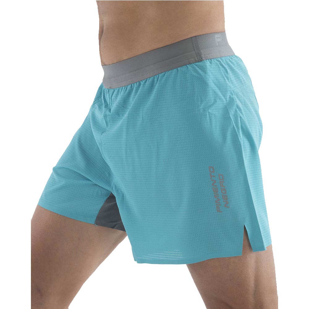 Pantalón Corto Técnico Pimiento Negro - Color Azul