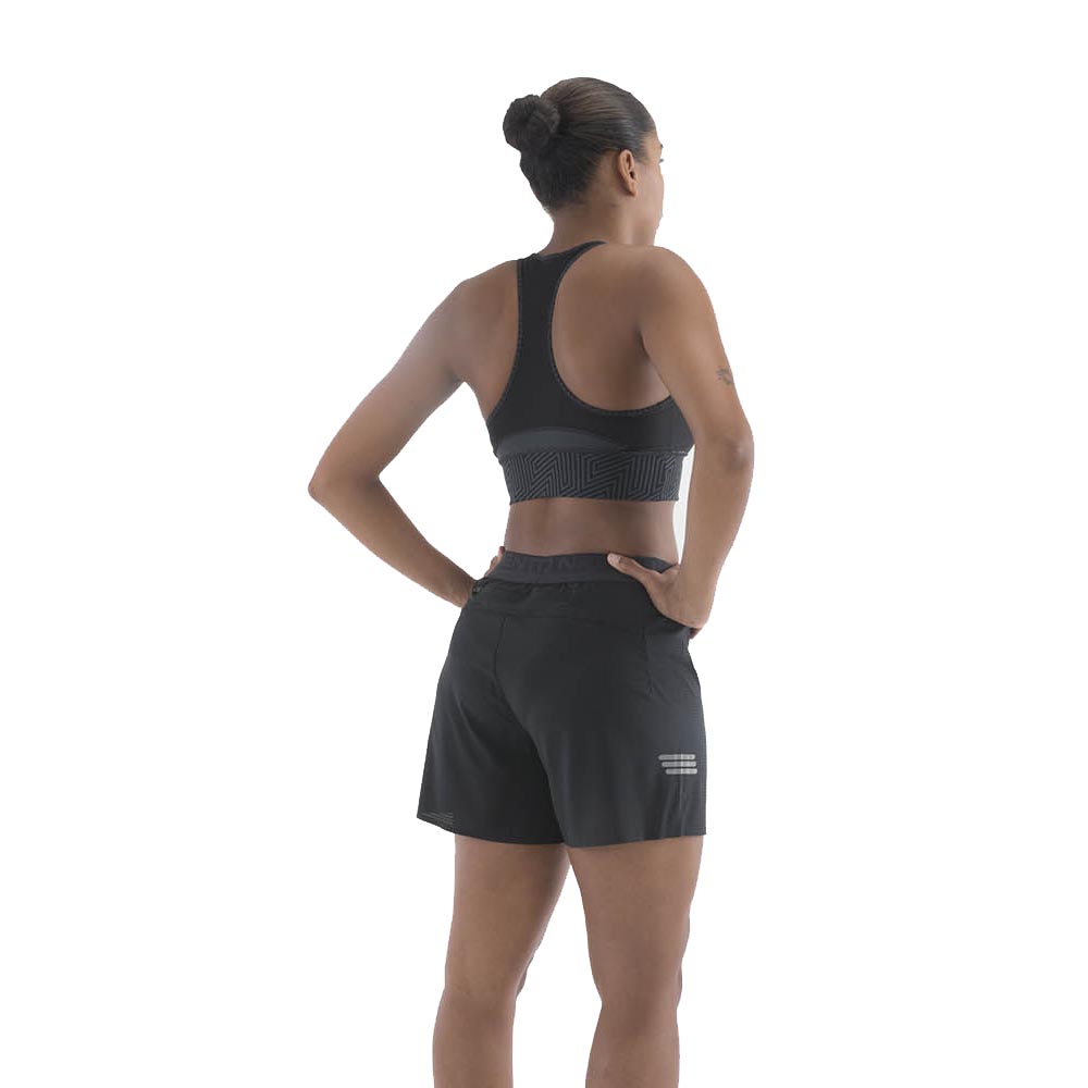 Pantalón Corto Técnico Mujer Pimiento Negro - Color  Negro