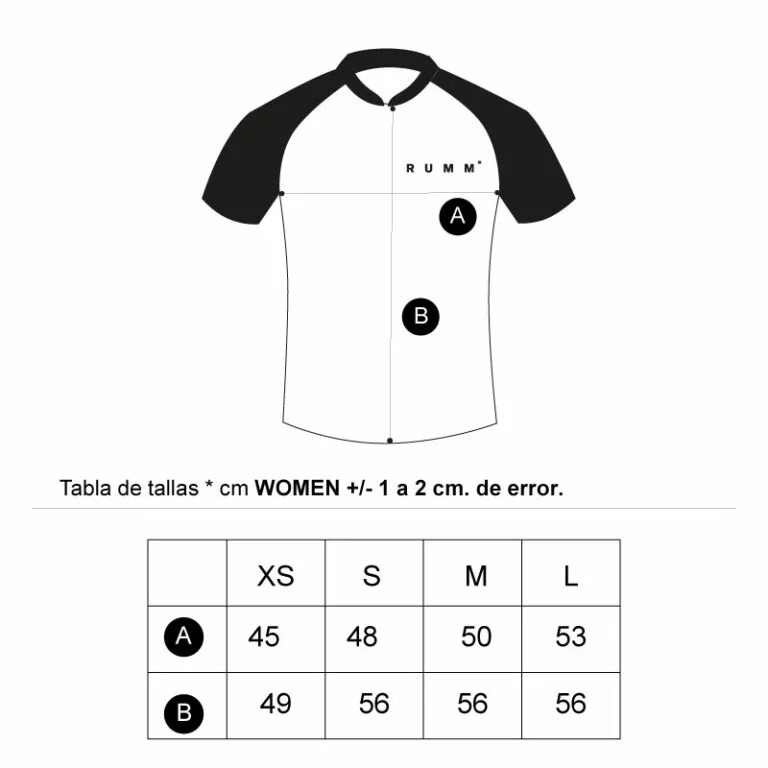 guia tallas mujer