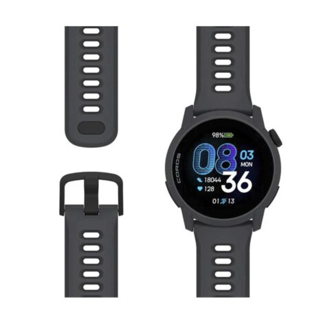 Coros Pace 4 Black Silicona