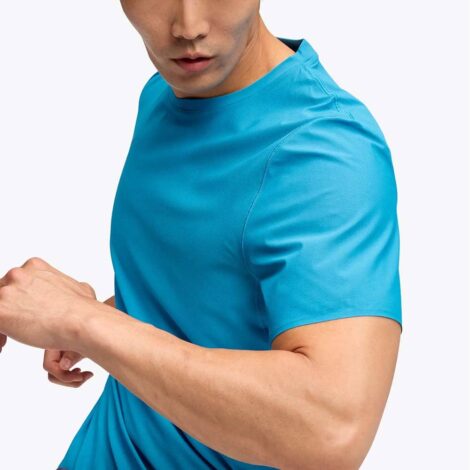Camiseta Manga Corta HOKA Airolite Azul
