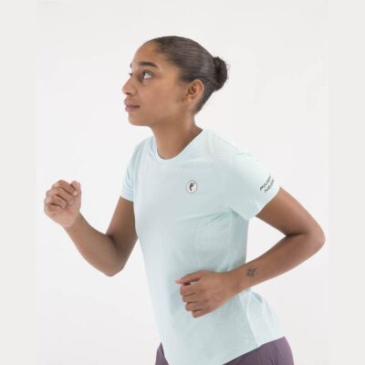 Camiseta Técnica Mujer Pimiento Negro Esmeralda