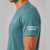 Camiseta Técnica Pimiento Negro Petróleo Hombre