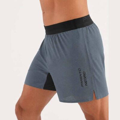 Pantalón Corto Técnico Pimiento Negro - Color Gris